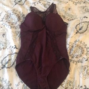 Crochet trim bathing suit